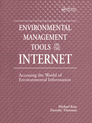 cover image of Environmental Management Tools on the Internet